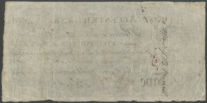 Alcester Bank, John Haynes, Richard Bloxam & John Morgan, 5 pounds, 18[02], Outing 28a - Image 2