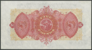 Northern Ireland, Bank of Ireland, 5 pounds, 20th April 1943, BNYB NI211c, EF - Image 2