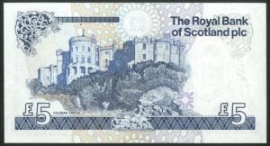 Scotland, Royal Bank of Scotland plc, 5 pounds, 22-6-1988 (BNYB SC842). UNC. - Image 2