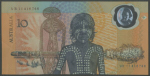 Australia, Reserve Bank, 10 dollars, (1988), polymer (Pick 49b), AEF - Image 2