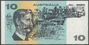 Australia, Reserve Bank, 10 dollars, (1985), (Pick 45e), AEF - Image 2