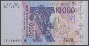 Benin, Banque Centrale..., 10,000 francs, 2003 (Pick 218Ba), AUNC