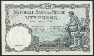 Belgium, Banque Nationale, 5 francs, 03-05-38 (Pick 108a), GEF - Image 2
