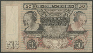 Netherlands, Nederlandsche Bank, 50 gulden, 22 Februari 1941 (Pick 58), VF