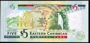 Antigua: ECC Bank, Five Dollars, H-A to J-A, (2003), UNC. - Image 3