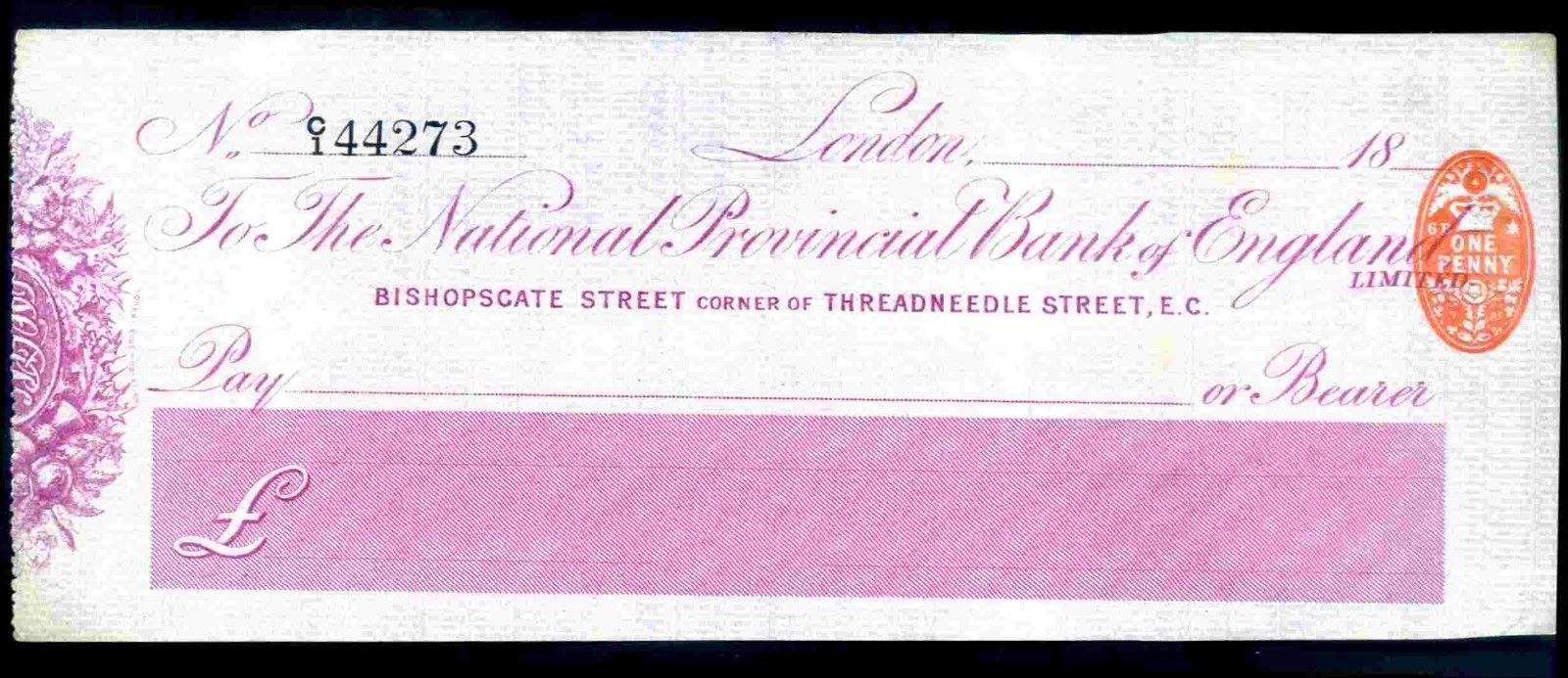 National-Provincial-C1-Bishopsgate-St-London-unused-wout-cfoil-C1885-381886875460