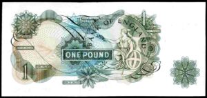 Bank of England, L. K. O'Brien. 1 Pound, replacement, (1960)(EPM B285) - Image 3