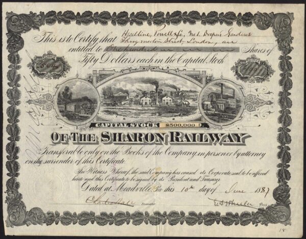 Sharon-Railway-50-shares-1871887-capital-overprint-382100182930