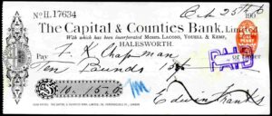 Capital & Counties Bank Limited, Halesworth, 190(6).
