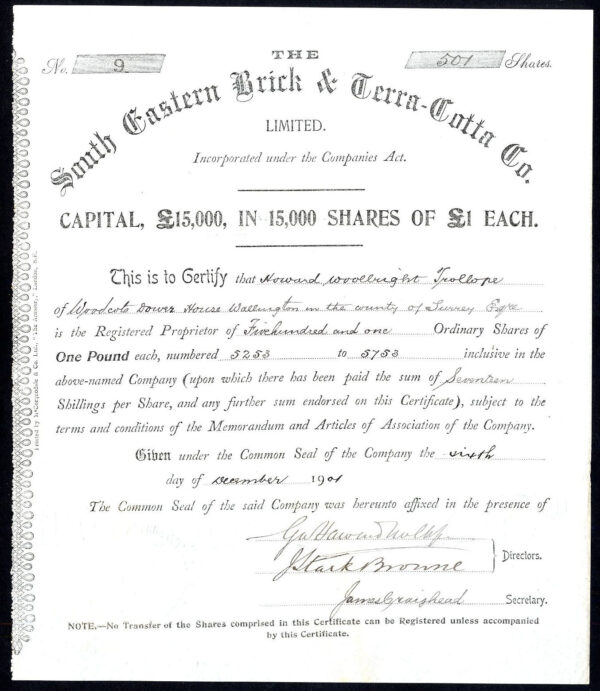 South-Eastern-Brick-Terra-Cotta-Co-Ltd-1-shares-1901-acquired-by-Lambs-381872523651