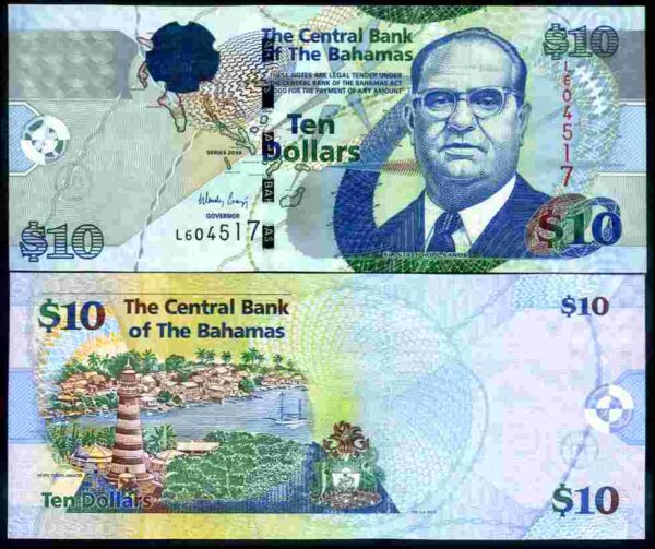 Bahamas-Ten-Dollars-series-L-2009-Almost-Uncirculated-Uncirculated-381483848752