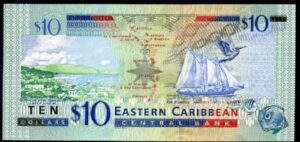 St Kitts, Ten Dollars, series E---K, (2003), Almost Uncirculated-Uncirculated. - Image 3