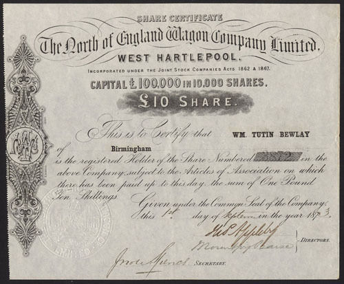 North-of-England-Wagon-Co-Ltd-West-Hartlepool-10-share-1873-172425165816
