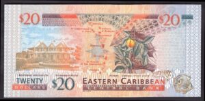 Grenada.20 Dollars, F898705G, (2000), Almost Uncirculated-Uncirculated. - Image 3