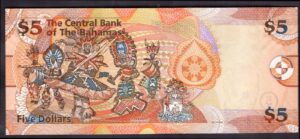 Bahamas, Five Dollars, A242085, 2007, Almost Uncirculated. - Image 3