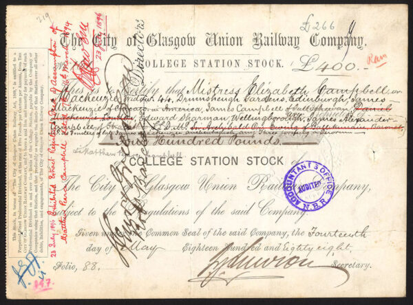 City-of-Glasgow-Union-Railway-Co-College-Station-stock-1888-172425165809