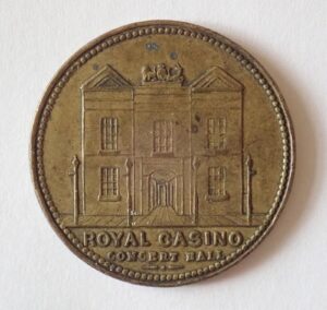 Lancashire, Manchester, Royal Casino, Promenade Concert Hall, 25mm, brass - Image 2